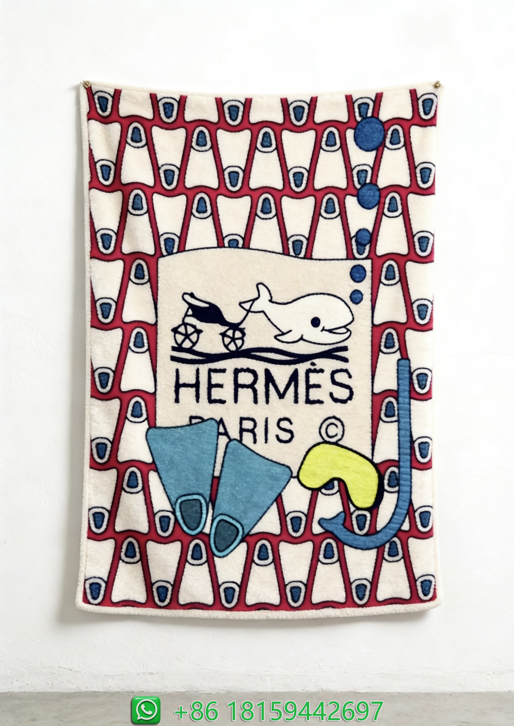 Hermes Throw Blankets